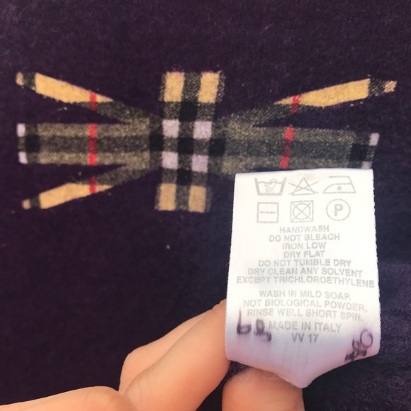 Burberry London Purple Cashmere Sweater - Picture 5 of 5